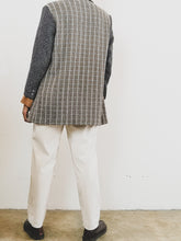 Load image into Gallery viewer, The check wool mix unisex jacket
