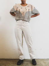 Load image into Gallery viewer, The grey knit sweater with shells and fringes
