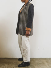 Load image into Gallery viewer, The check wool mix unisex jacket
