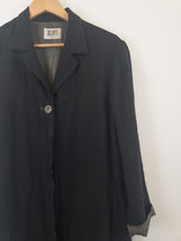 Load image into Gallery viewer, The long black Swedish linen jacket
